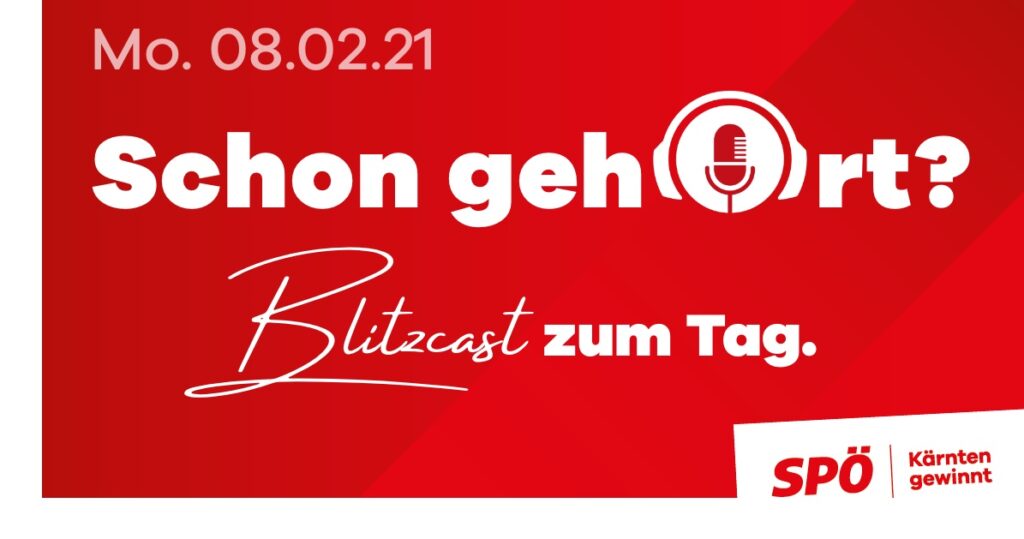 Schon geh&ouml;rt? Blitzinfos zum Tag. (08.02.2021)